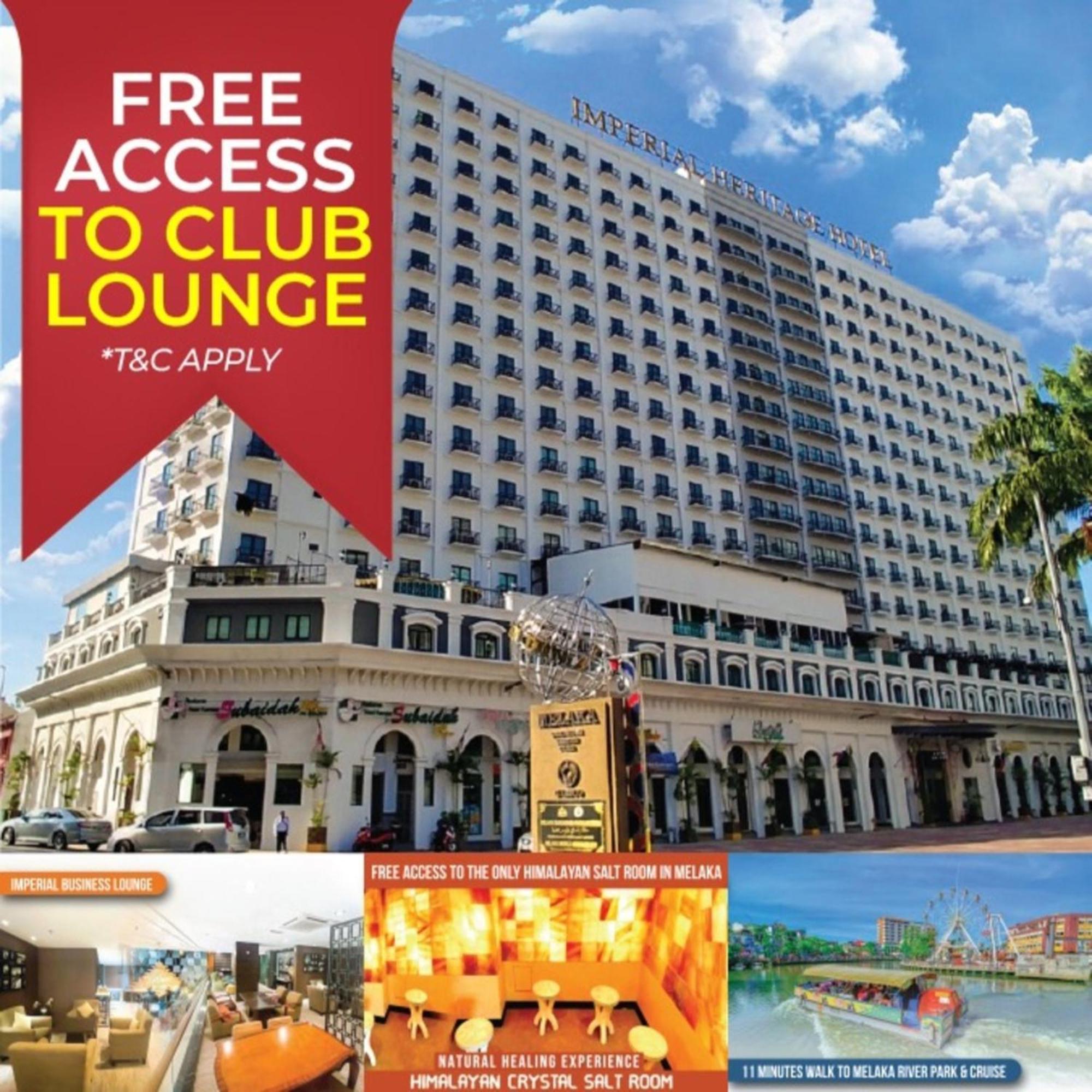 Imperial Heritage Hotel Melaka I City Centre I Free Wifi I Free Parking L Free Club Lounge Access Exterior foto